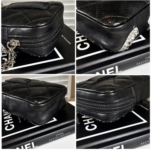 Chanel CC Logo Strassed Belt bag/Crossbody Bag - Picture 6 of 9